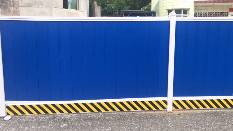 青原黄家湖工地围挡施工